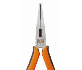 Alicates de boca plana largos con mangos bi-componentes y acabado lacado | 2471G